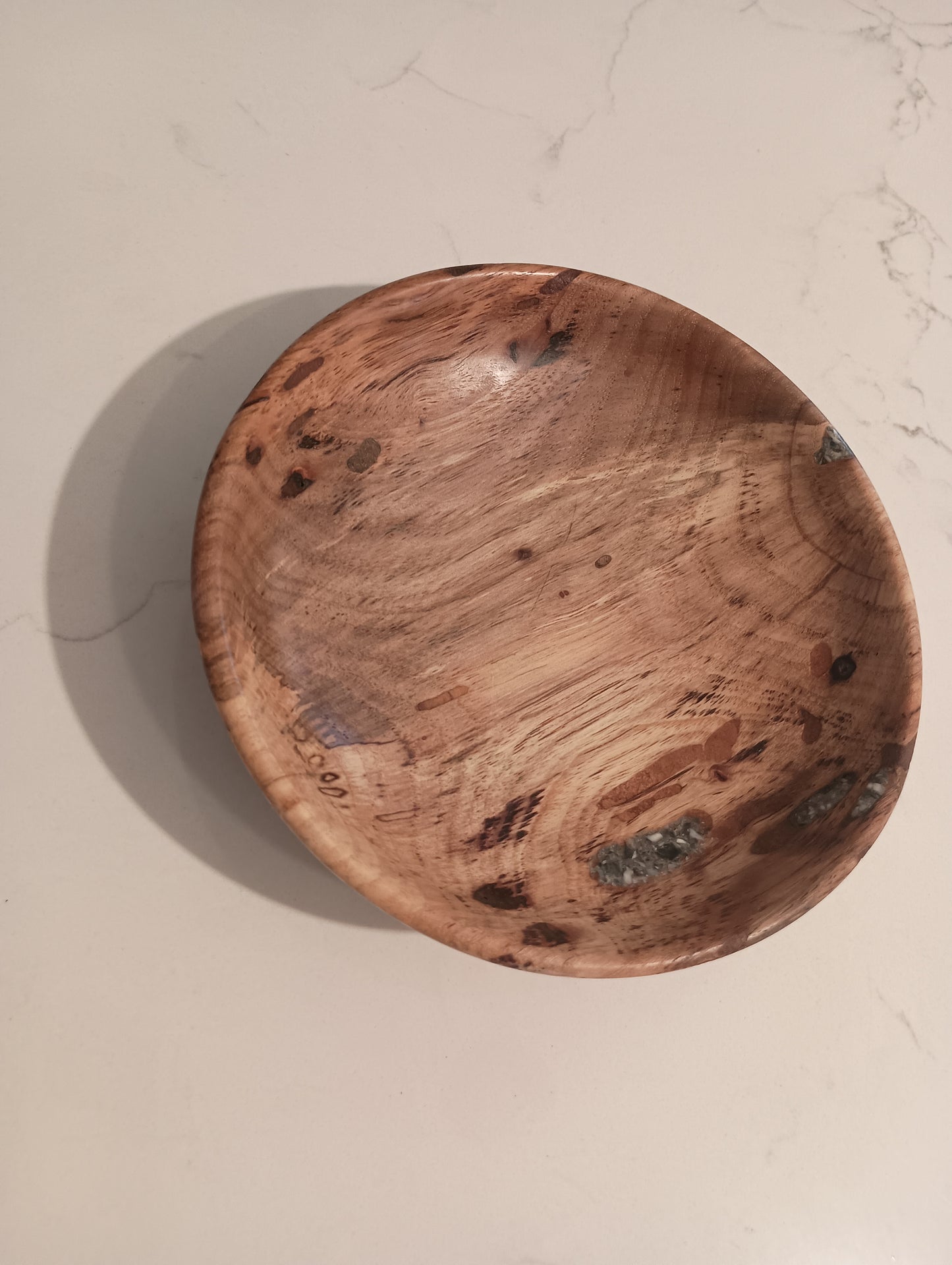 Shallow Spalted Pecan Catch-all dish